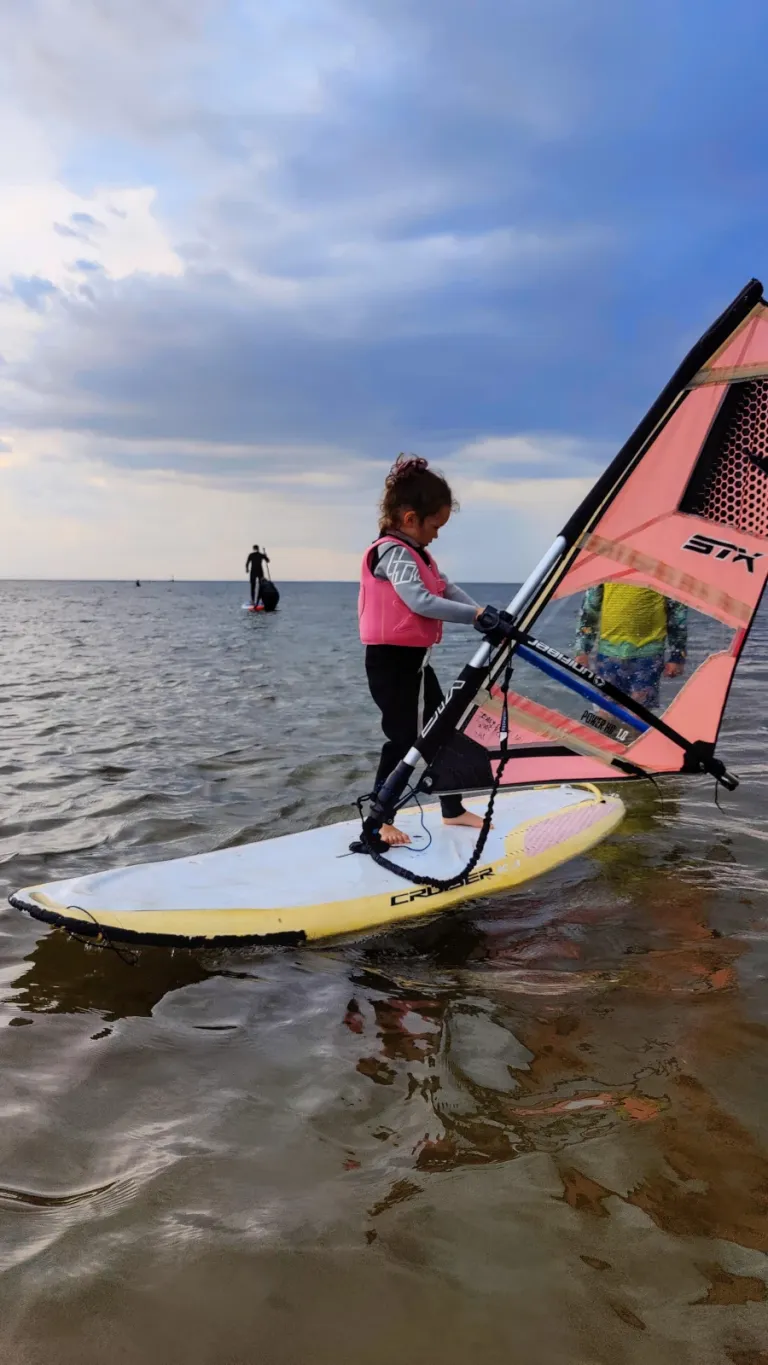 Windsurfing on the Baltic Sea